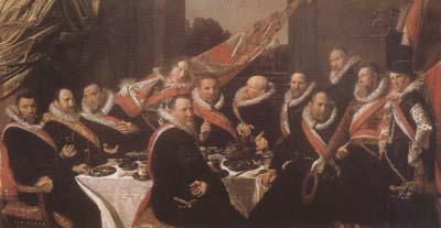 Frans Hals Banquet of the Officers of the St George Civic Guard in Haarlem (mk08) Germany oil painting art